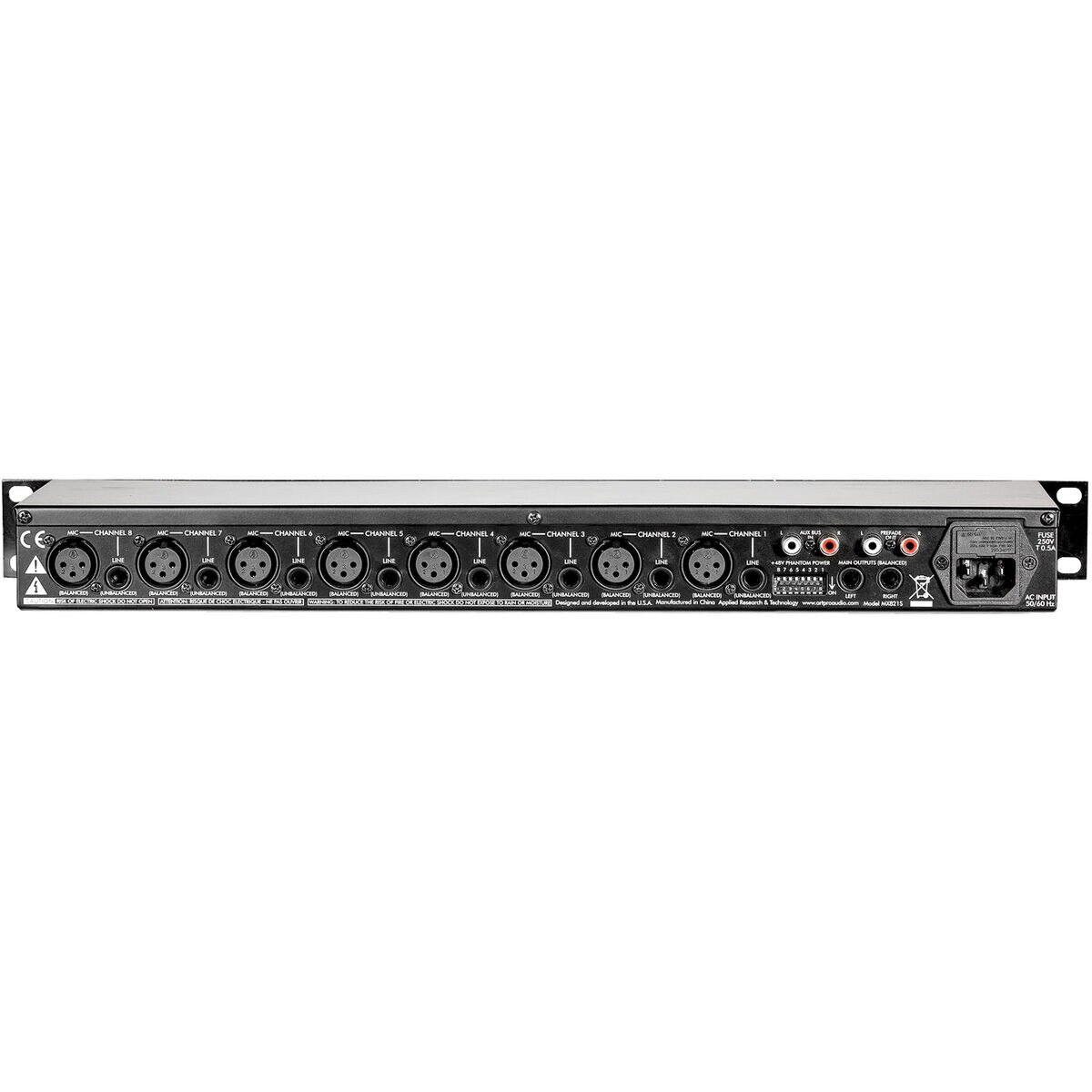 ART MX821S 8Channel Rack Mount Mic / Line Mixer